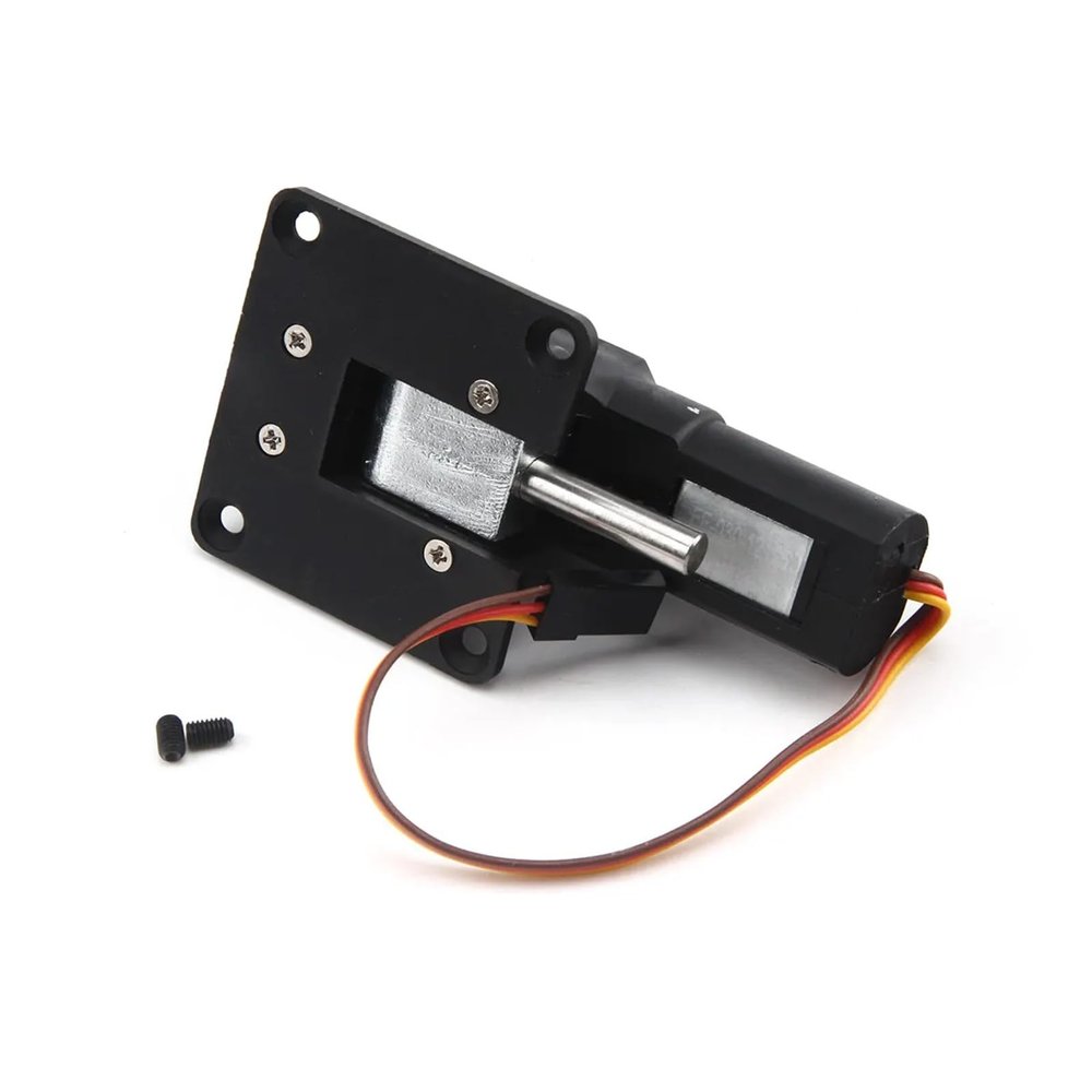 1Pcs PZ-15091SM Servoless Retract Quad Electric Retractable Large Landing Gears with Metal Turning Block and 5.0 mm axle