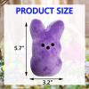 24PCS Easter Stuffed Bunny Plush Toys,Easter Bunny Bulk Stuffed Animals Plushie,Easter Basket Stuffers Egg Fillers view 2