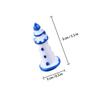 FUNOMOCYA 8pcs Lighthouse Wall Decor Nautical Home Decor Miniature Lighthouse Figurine view 2