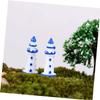 FUNOMOCYA 8pcs Lighthouse Wall Decor Nautical Home Decor Miniature Lighthouse Figurine view 4