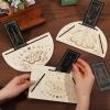 CHGCRAFT 3 Pcs Card Moth Tarot Stand Wooden Card Display Stand Tarot Card Holder Witch Divination Tools for Spirit Game Divination Tools Altar Decor, Mixed Shapes view 3