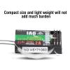 equlup RC Receiver, 4x2x1.3cm 2.4Ghz GFSK 6CH Remote Control 6 Channels Receiver with 15cm/5.9in Antenna for FlyskyFSIA6 FSI6 RC Car Boat view 2