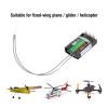 equlup RC Receiver, 4x2x1.3cm 2.4Ghz GFSK 6CH Remote Control 6 Channels Receiver with 15cm/5.9in Antenna for FlyskyFSIA6 FSI6 RC Car Boat view 4