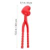 JOINPAYA 2set Winter Maker Molds Comfortable Grip for and Snow Fights Fun Boys and Girls Toy for Snowy Days for Creative Winter Activities view 2