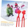 JOINPAYA 2set Winter Maker Molds Comfortable Grip for and Snow Fights Fun Boys and Girls Toy for Snowy Days for Creative Winter Activities view 3