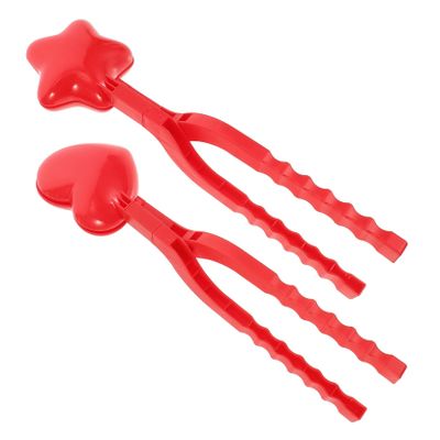 FELTECHELECTR 2set Winter Maker Heavy-Duty Clamp for Outdoor Fun Creative for Boys and Girls Snow Fights and Family Activities