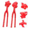 FELTECHELECTR 2set Winter Maker Heavy-Duty Clamp for Outdoor Fun Creative for Boys and Girls Snow Fights and Family Activities view 4