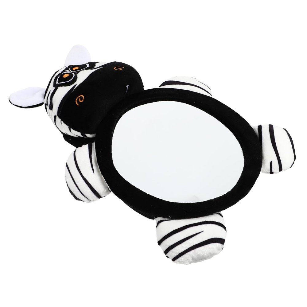 LOORGVEL Boy Girl Car Mirror Rearview Observation Mirror for Boy Girl Easy Install Black and White Helps Reduce Crying View Parent
