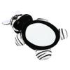 LOORGVEL Boy Girl Car Mirror Rearview Observation Mirror for Boy Girl Easy Install Black and White Helps Reduce Crying View Parent view 1