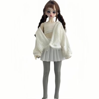 1/4 BJD Doll Clothes Set Handmade Cute and Fashionable Clothes Suitable for 18 inch BJD SD Dolls (U)