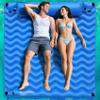 2-Person Inflatable Pool Float Adult, 71'' x 71'' Large Pool Lounger Float River Tube with Headrest, Adult Heavy Duty Pool Floats Mat for Swimming Pool, Raft for Pool Party, Lake, Beach, River view 1