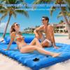 2-Person Inflatable Pool Float Adult, 71'' x 71'' Large Pool Lounger Float River Tube with Headrest, Adult Heavy Duty Pool Floats Mat for Swimming Pool, Raft for Pool Party, Lake, Beach, River view 3