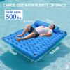 2-Person Inflatable Pool Float Adult, 71'' x 71'' Large Pool Lounger Float River Tube with Headrest, Adult Heavy Duty Pool Floats Mat for Swimming Pool, Raft for Pool Party, Lake, Beach, River view 4
