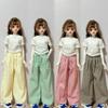 1/4 BJD Doll Clothes Set Handmade Cute and Fashionable top and Pants Suitable for 18 inch BJD SD Dolls (K) view 4