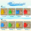 Beach Toys, 14Pcs Sand Toys with Construction Vehicle and Collapsible Beach Bucket, Animal Sand Mold Sets, Watering Can,Shovel Set with Mesh Bag,Summer Outdoor Play Travel Sandbox Gift for Boys Girls view 4