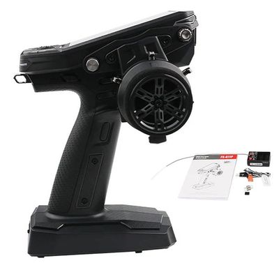 Flysky FS-G11P 2.4GHz 11CH RC Transmitter with Receiver FS-R11P, ANT Protocol 3.5 inch IPS High-Brightness Display Radio Transmitter Built-in Omni-Directional Dual