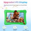 aiprotablet Kids Tablet, 7 inch Android Tablet for Kids, 6GB+32GB 1TB Expand, Quad-Core Toddler Tablets with Case, BT, WiFi, Parental Control, Games, Dual Camera (Green) view 2