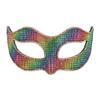 Boland 00227 Colourful Eye Mask for Costumes, Accessories for Carnival or Theme Party, Rainbow Mask for Fancy Dress Costumes view 1