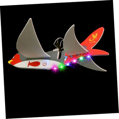 BESTonZON 1set USB Rechargeable Electric Airplane Toy Lights for Boys and Girls Bird-Shaped Aircraft for and Educational Fun