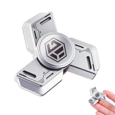 Metal Fidget Spinner for Adults-Mini & Silent Retro Design with High Speed Spin, Sensory Finger Hand Toy for Focus, Anxiety & ADHD Relief - Ultra Durable EDC Desk Toy, Gift for Adult, Party Favors
