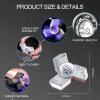 Metal Fidget Spinner for Adults-Mini & Silent Retro Design with High Speed Spin, Sensory Finger Hand Toy for Focus, Anxiety & ADHD Relief - Ultra Durable EDC Desk Toy, Gift for Adult, Party Favors view 4