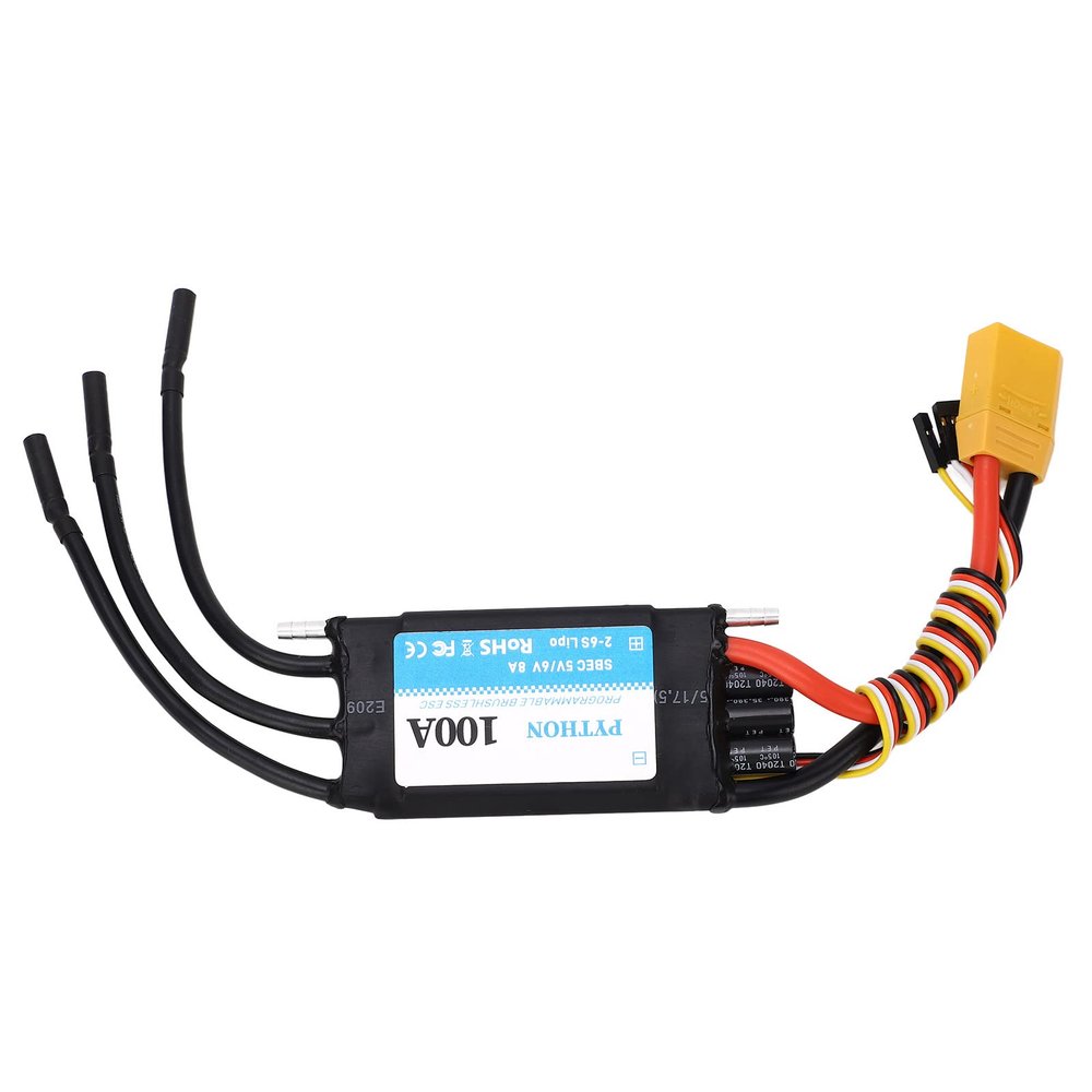 100A ESC 26S Electric Speed Controller with High Performance for RC Boat