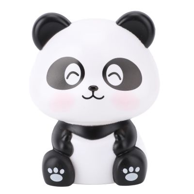 Solar Powered Panda Ornament Car car Dashboard Hanging Ornament Auto Head Waving Cute Car Decoration Panda Figurine For Panturine Car Dashboard Office desk (Type B)