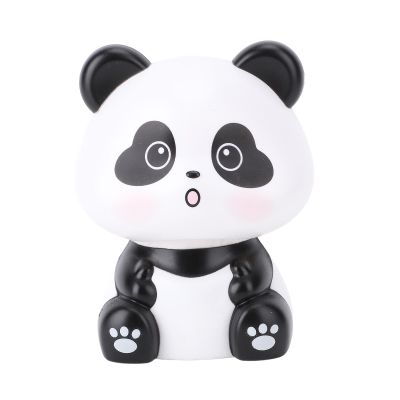 Solar Powered Panda Ornament Car car Dashboard Hanging Ornament Auto Head Waving Cute Car Decoration Panda Figurine For Panturine Car Dashboard Office desk (A