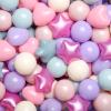 Realhaha Star Ball Pits Balls Shapes for Toddlers,100pcs Plastic Star Balls for Babies Play Balls for Pool, Slide,Playpen Gift for Boys Girls, Pearl Pink Mermaid view 1