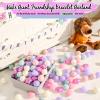 Realhaha Star Ball Pits Balls Shapes for Toddlers,100pcs Plastic Star Balls for Babies Play Balls for Pool, Slide,Playpen Gift for Boys Girls, Pearl Pink Mermaid view 4