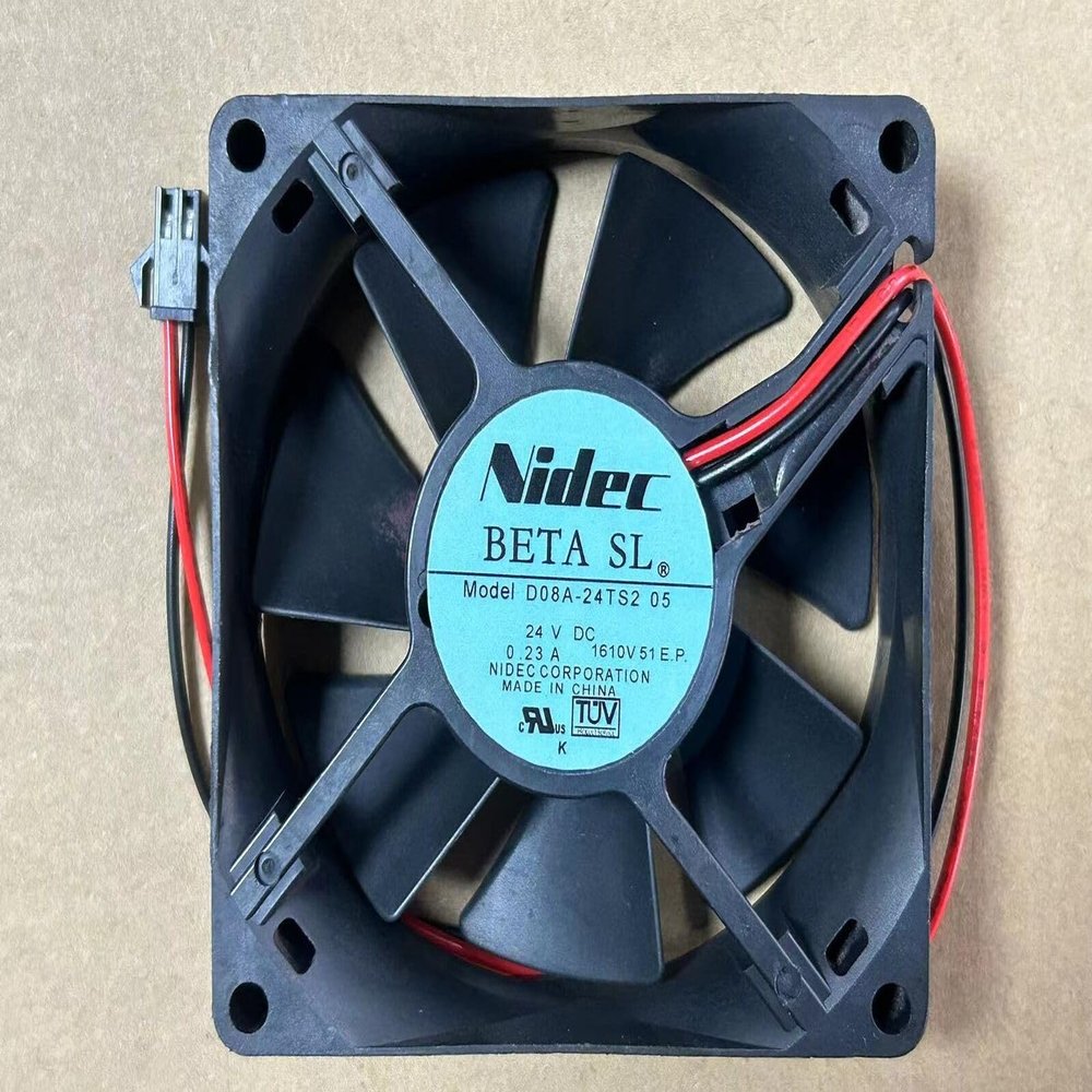 1PCS for NIDEC Fan D08A-24TS2 05 DC 24V 0.23A 80 * 80 * 25MM 2 PIN