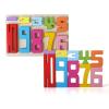 10PCS Wooden Number Building Blocks Montessori 1-10 - Wooden Stacking Numbers Math Toys, Friends of Ten Number Blocks, Basic Number Counting Blocks with Play Guide, Number Toys for Toddlers 1-3 view 1