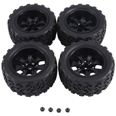 12mm Hex 1/10 RC Truck Wheels and Tires for Trax-xas for Rustler 2Wd 4X4 VXL for Redcat
