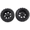 12mm Hex 1/10 RC Truck Wheels and Tires for Trax-xas for Rustler 2Wd 4X4 VXL for Redcat view 4