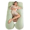 GGGUOJINN U-Shaped Maternity Pillow, Maternity Nursing Pillow Pregnancy Sleep Pillow, High Resilience/Removable Cover Body Support Pillow (Color : Style 1, Size : 140x80x20cm) (Style 1 140x80x20cm) view 1