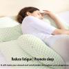 GGGUOJINN U-Shaped Maternity Pillow, Maternity Nursing Pillow Pregnancy Sleep Pillow, High Resilience/Removable Cover Body Support Pillow (Color : Style 1, Size : 140x80x20cm) (Style 1 140x80x20cm) view 4