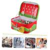 KOMBIUDA 1set Fruit Theme Imitation Tea Set Toy Case Creative and Chic Design for Boys and Girls Fun Afternoon Tea Plaything for Birthday and Boy Girl Day Portable and Easy to Store view 2
