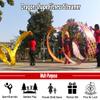 GGGUOJINN Dragon Dance Streamers, Chinese Traditional Folk Activities Sports Fitness Ribbon, for Spring Festival (Size : 8m/26ft) () view 4