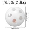 10pcs Rattle Balls Inserts, 24mm Baby Noise Maker Inserts for Doll Repair Rattle Box Stuffed Balls for Toys Animal Puppy Doll Pet view 2