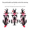 Black,JIYIAN Kids Bike,Toddler Tricycles,Enlarged Storage Rear Basket and Rear Seat, Flexible Steering Handle 3 Wheels Tricycles for Outdoor Play Tandem Bicycle view 2