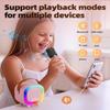 Mini Karaoke Machine Speaker for Kids Adults, Portable Bluetooth with 2 Wireless Microphones, Christmas Birthday Gift Ideas for Toys for Teens Boys and Girls Aged 4, 5, 6, 7, 8, 9, 10, 11, 12+ view 4