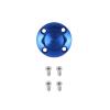 BlueAlloy Round Fuel Dot Cap Oil Tank Plug for RC Airplane Aircraft Model, Blue view 3
