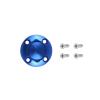 BlueAlloy Round Fuel Dot Cap Oil Tank Plug for RC Airplane Aircraft Model, Blue view 4