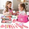XZZO Kids Dentist Play Set, 48 Pcs Doctor Kit for Toddlers 3-5, Pretend Playset for Toddlers with Medical Bag, Stethoscope and Removable Teeth, Educational Wooden Medical Kit for Boys Girls view 3