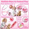XZZO Kids Dentist Play Set, 48 Pcs Doctor Kit for Toddlers 3-5, Pretend Playset for Toddlers with Medical Bag, Stethoscope and Removable Teeth, Educational Wooden Medical Kit for Boys Girls view 4