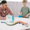 Oarmzr 30'' 3D Printed Dragon - 3D Printed Toys, Articulated Crystal Dragon Large Rainbow Animal Fidget Toy, Decor Huge Dragons Collectible Figurines(Mixcolor3,30inch) view 3