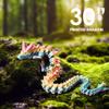 Oarmzr 30'' 3D Printed Dragon - 3D Printed Toys, Articulated Crystal Dragon Large Rainbow Animal Fidget Toy, Decor Huge Dragons Collectible Figurines(Mixcolor3,30inch) view 4