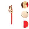 EHJRE Inflatable Stick Horse Activities Portable Blow Balloon Riding Stick Horse Pretend Toy for Performance Props Children, Red view 3