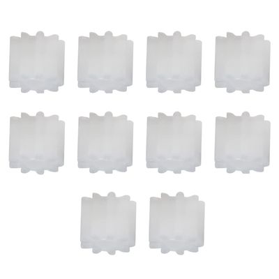10pcs Plastic Gears 9 Tooth Type Reduction Gear, Plastic Worm Gear for RC Automotive Robot Motors