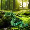 Oarmzr 30'' 3D Printed Dragon - 3D Printed Toys, Articulated Crystal Dragon Large Rainbow Animal Fidget Toy, Decor Huge Dragons Collectible Figurines(Laser Green,30inch) view 2